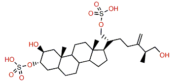 (25R)-24-Methylcholest-24(28)-en-2b,3a,21,26-tetrol 3,21-disulfate